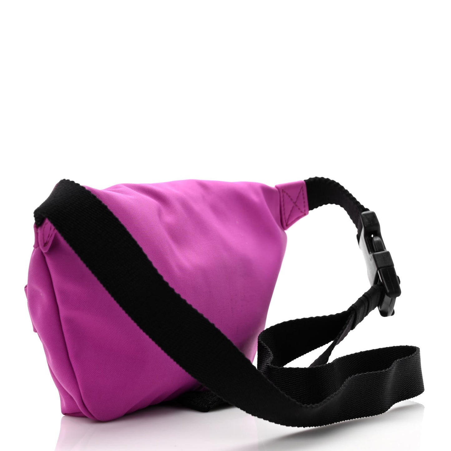Sport Nylon Logo Embroidered Small Wheel Beltpack Fuchsia Black