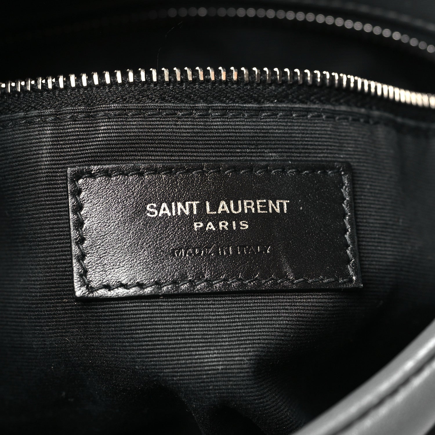 Saint Laurent Lambskin Quilted Toy Loulou Puffer Monogram Chain Satchel Storm 6 of 10