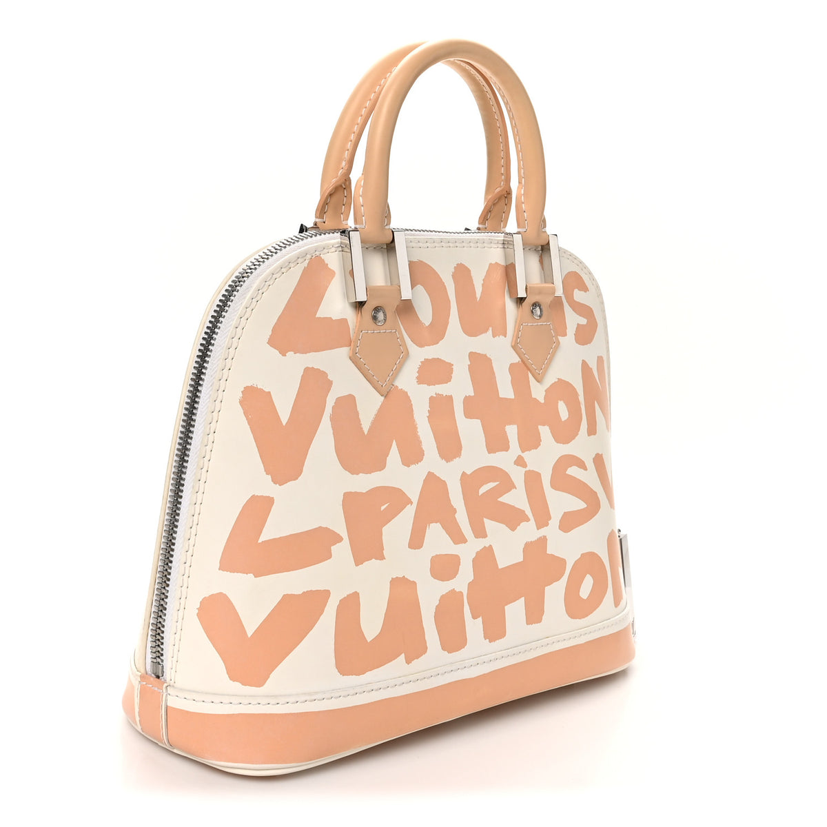 Louis Vuitton Graffiti Alma MM Peach 3 of 9