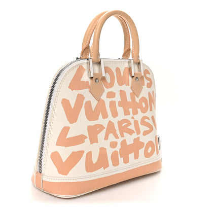 Louis Vuitton Graffiti Alma MM Peach 3 of 9