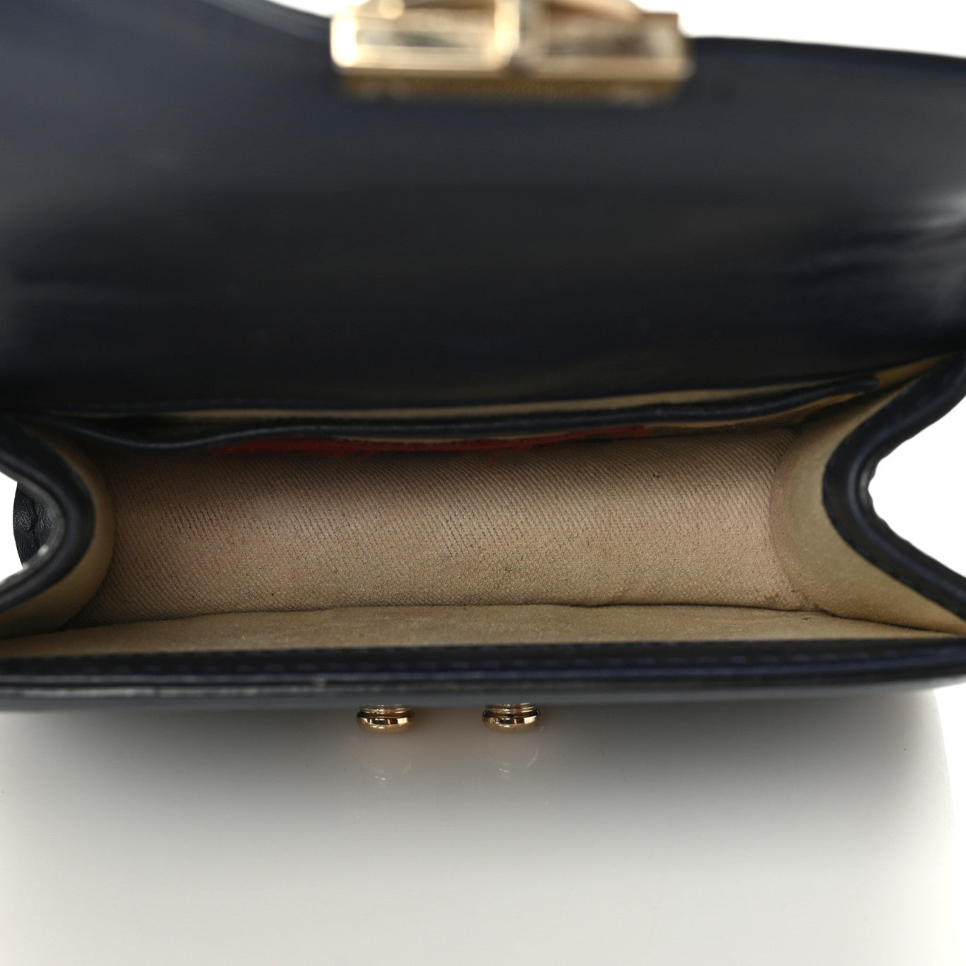 Valentino Garavani Vitello Mini Glam Lock Rockstud Flap Blue 6 of 9