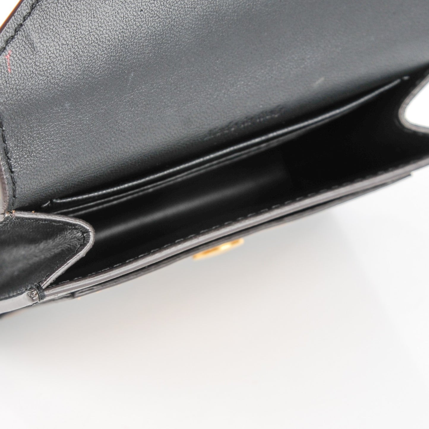 Smooth Calfskin Pocket Card Holder Pink