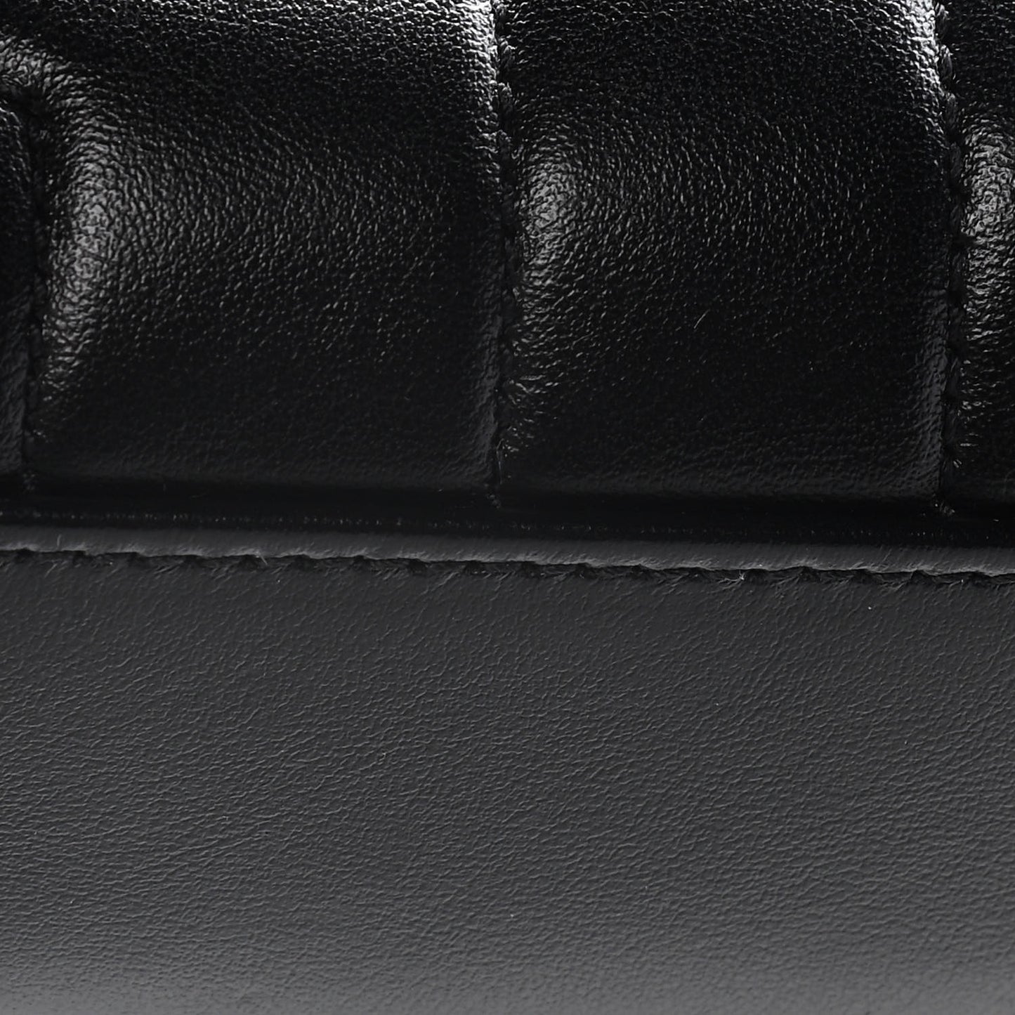 Calfskin Y Quilted Monogram Toy Loulou Crossbody Bag Black