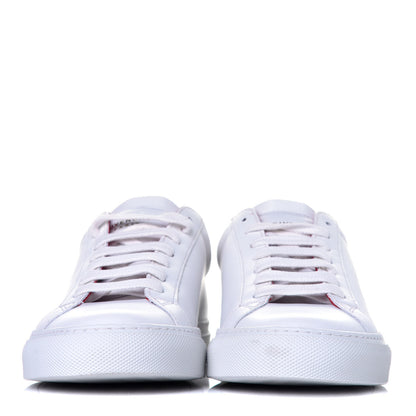 Givenchy Calfskin Womens Urban Street Sneakers 37 White Red 2 of 11