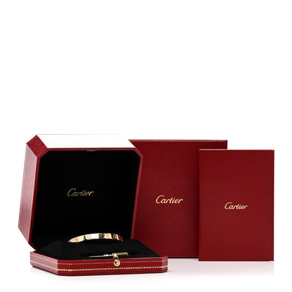 Cartier 18K Yellow Gold LOVE Bracelet 17 5 of 5