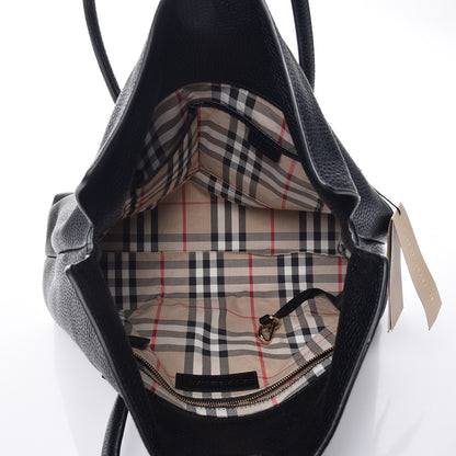 Burberry London Grainy Calfskin Medium Baynard Tote Black 5 of 7