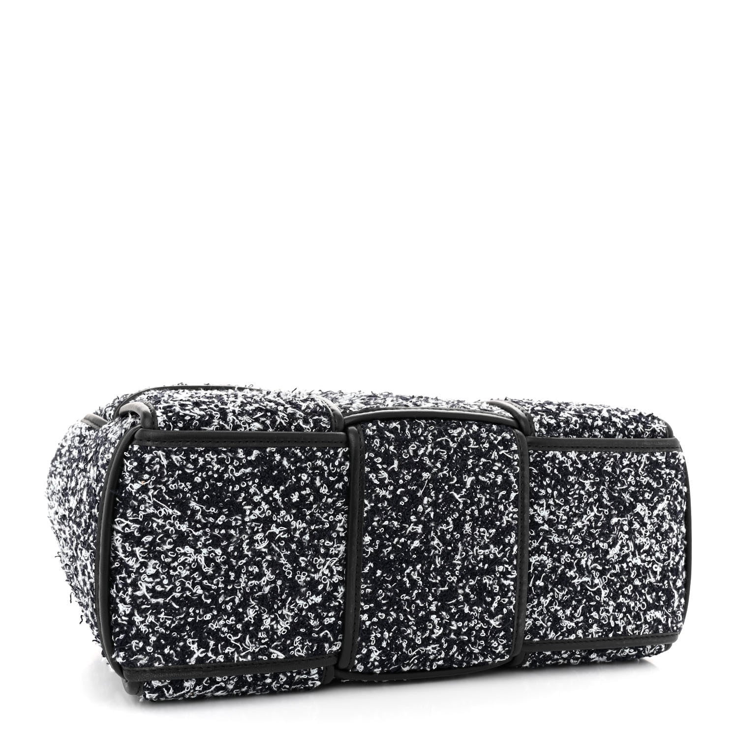 Bottega Veneta Denim Boucle Maxi Intrecciato Small Arco Tote Midnight Blue 5 of 10
