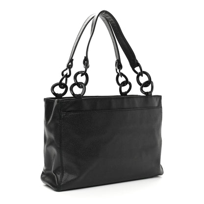 Chanel Caviar Bekko Chain Tote Black 2 of 9