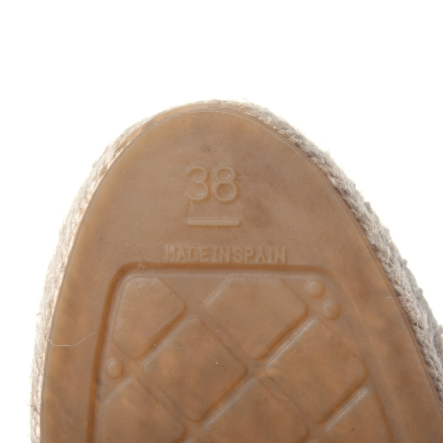Chanel Calfskin CC Espadrilles 38 Ivory 10 of 13