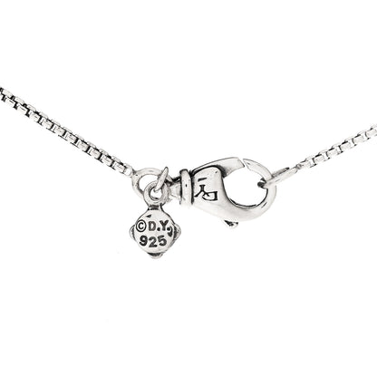 David Yurman Sterling Silver 18K Yellow Gold 8mm Petite Chatelaine Pendant Necklace 5 of 5