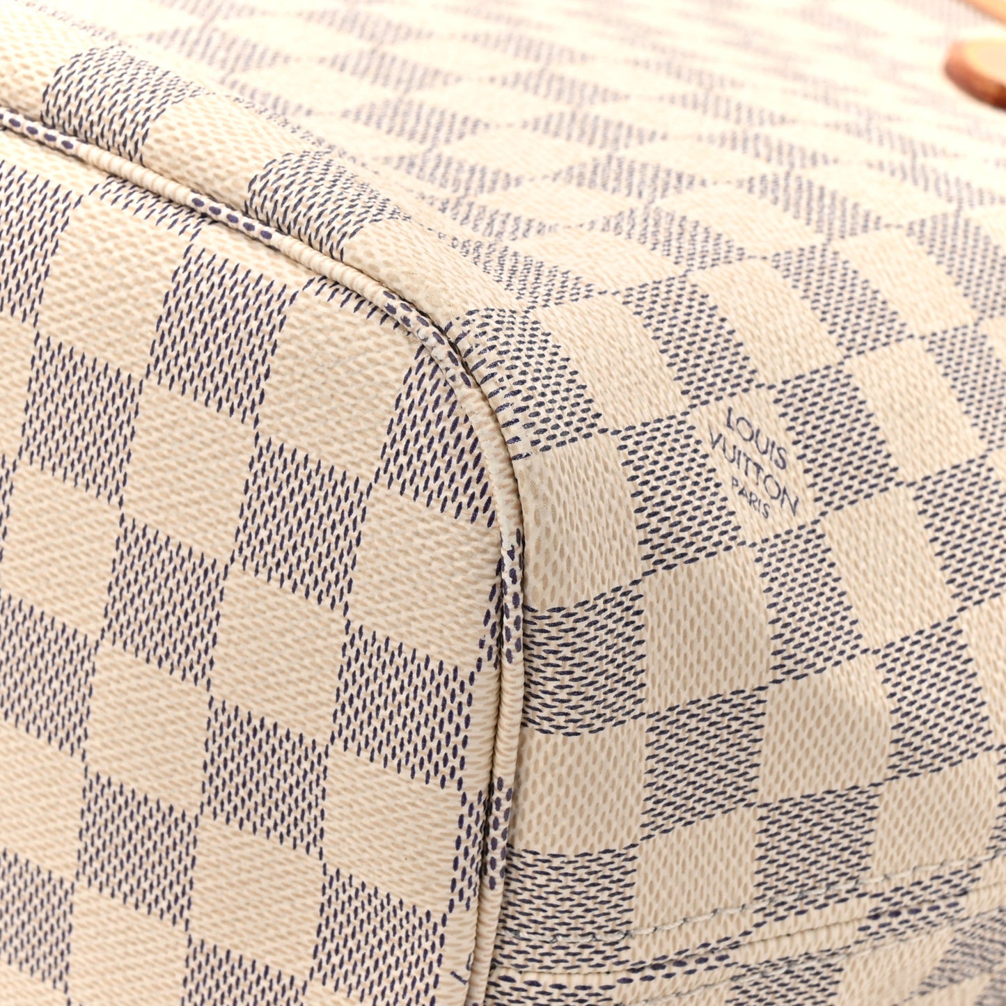 Damier Azur Neo Neverfull MM Rose Ballerine