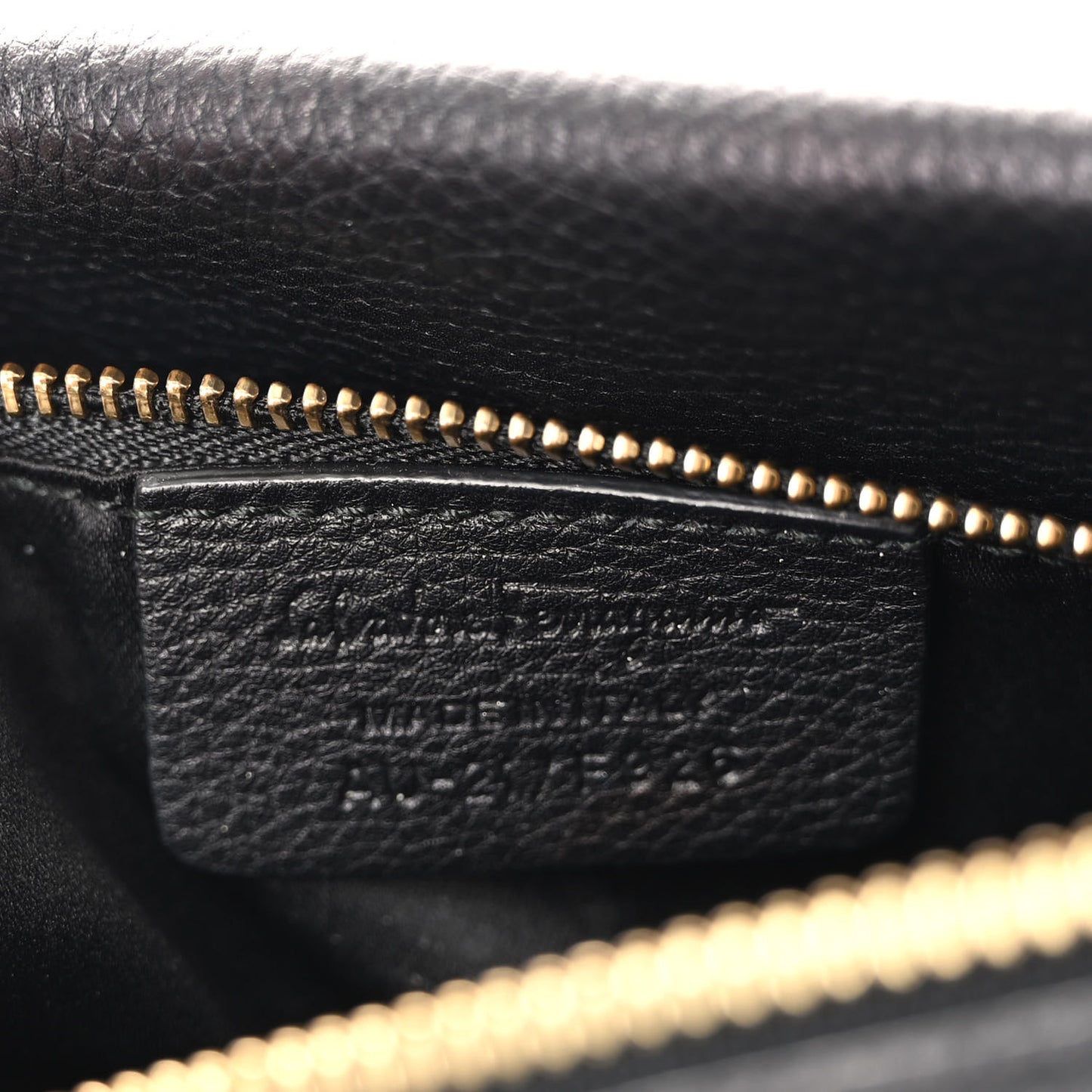 Grained Calfskin Bitter Pocket Tote Black