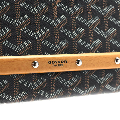 Goyard Goyardine Monte Carlo Bois Clutch With Strap Black 9 of 10