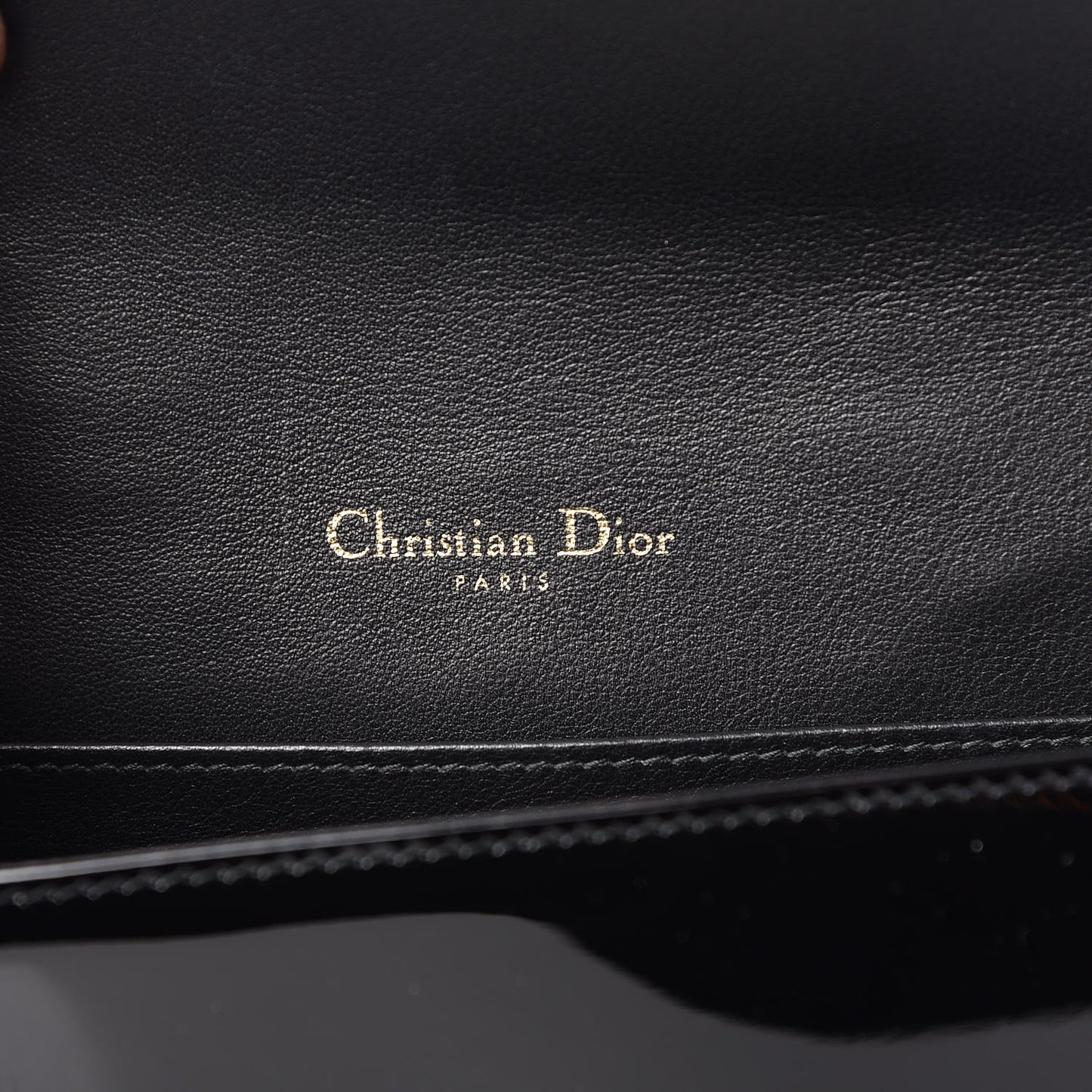 Patent Cannage Lady Dior Convertible Clutch Black