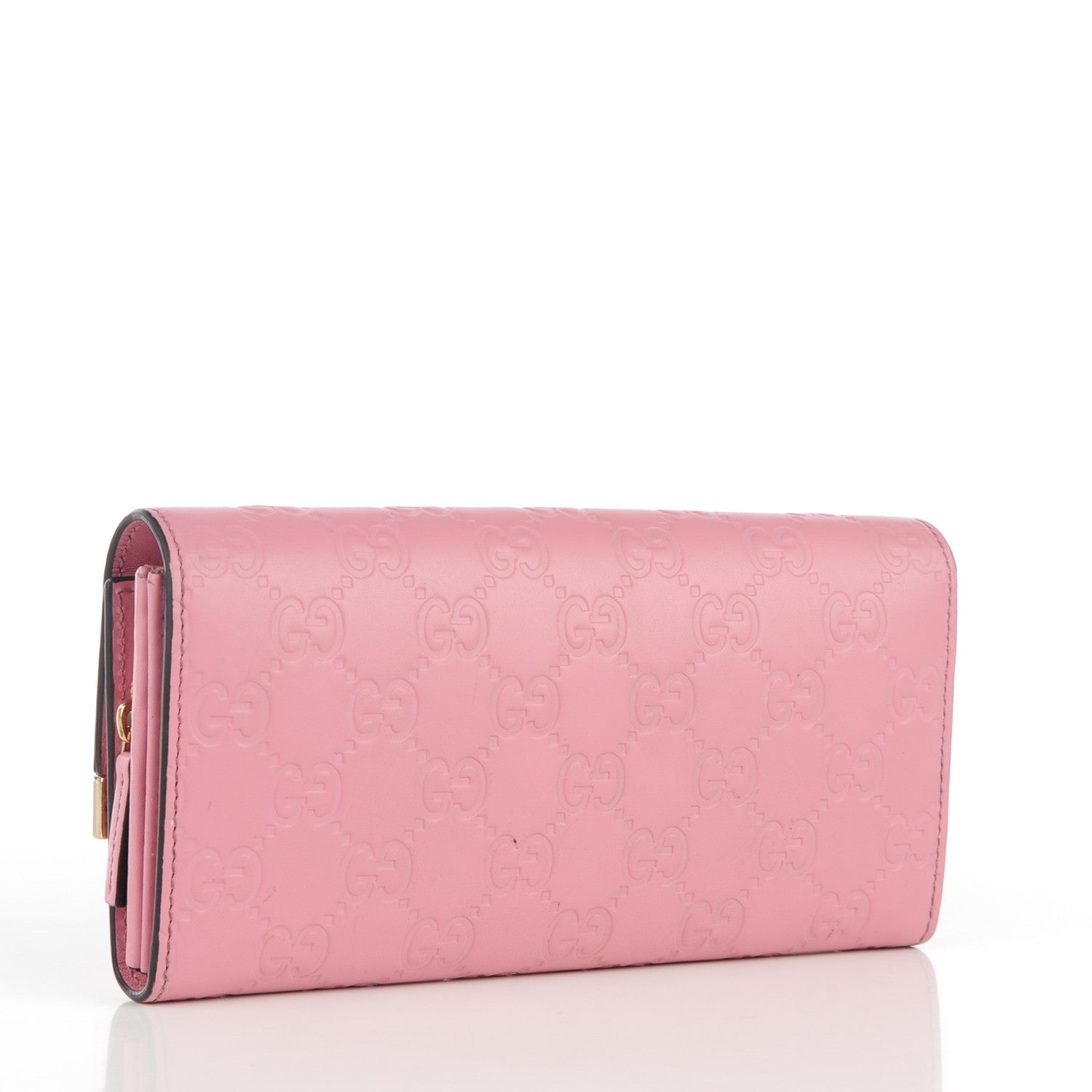 Gucci Guccissima Signature Dice Chain Wallet Carmine Rose 3 of 7