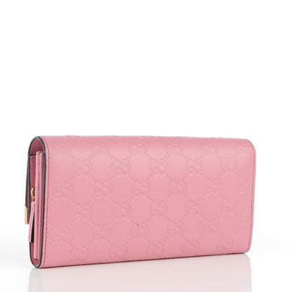 Gucci Guccissima Signature Dice Chain Wallet Carmine Rose 3 of 7