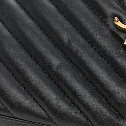 Saint Laurent Calfskin Matelasse Monogram Lou Camera Bag Black 11 of 11