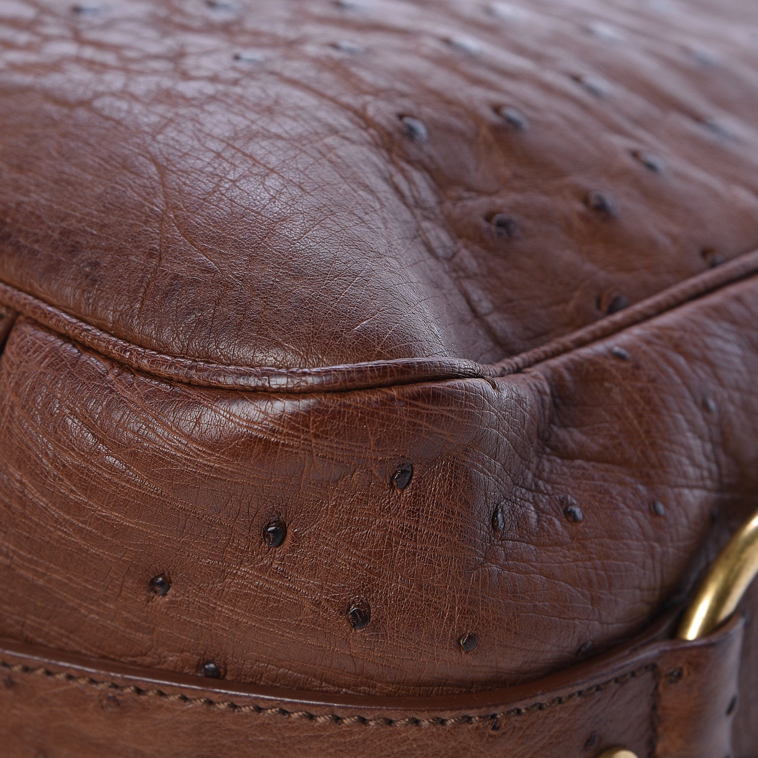 Saint Laurent Ostrich Muse Messenger Bag 12 of 14