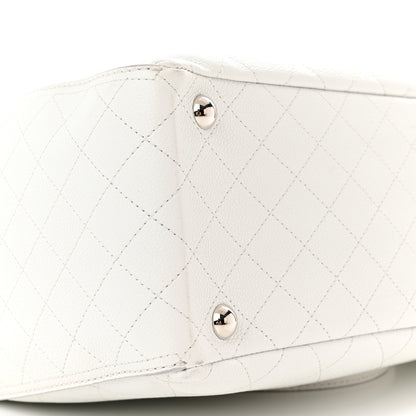Chanel Grained Calfskin CC Pocket Tote White 9 of 12