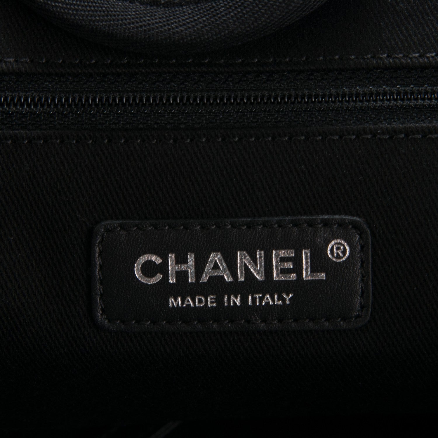 Chanel Canvas Sequin Large Deauville Tote Charcoal 6 of 7