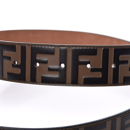 Fendi Vitello F is Fendi Bi-Color FF 1974 Embossed Belt 80 32 Maya Black 5 of 8