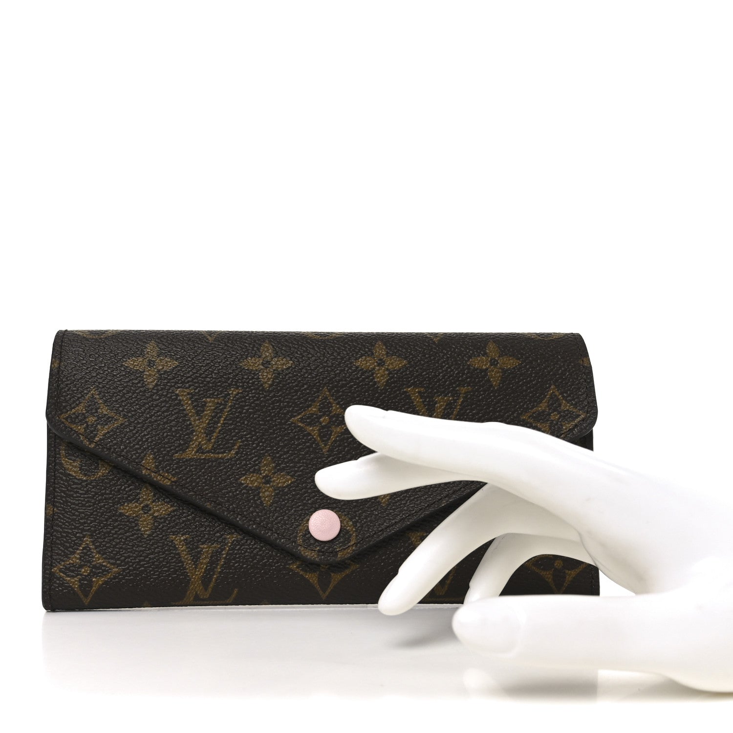 Louis Vuitton Monogram Josephine Wallet Rose Ballerine 2 of 7