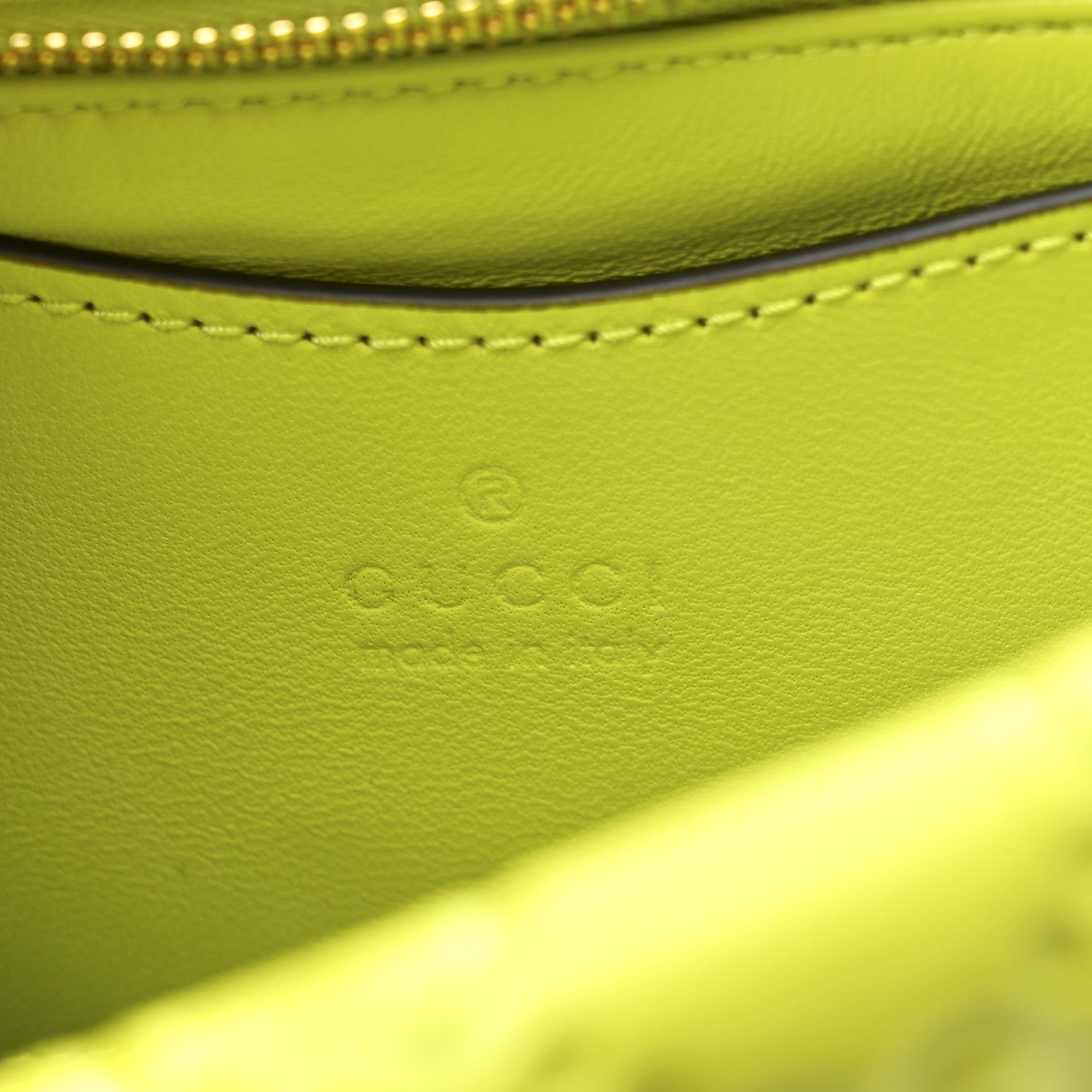 Gucci Lambskin Embossed Mini GG Milano Top Handle Shoulder Bag Light Green 6 of 10