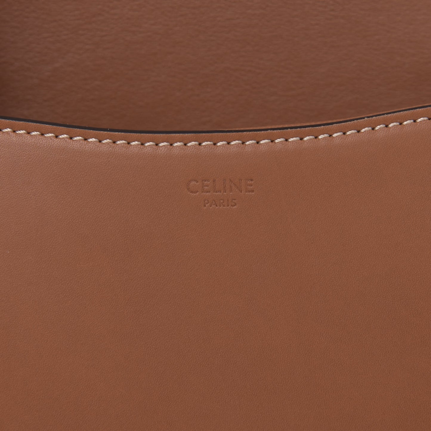 Natural Calfskin Small Crecy Bag Tan