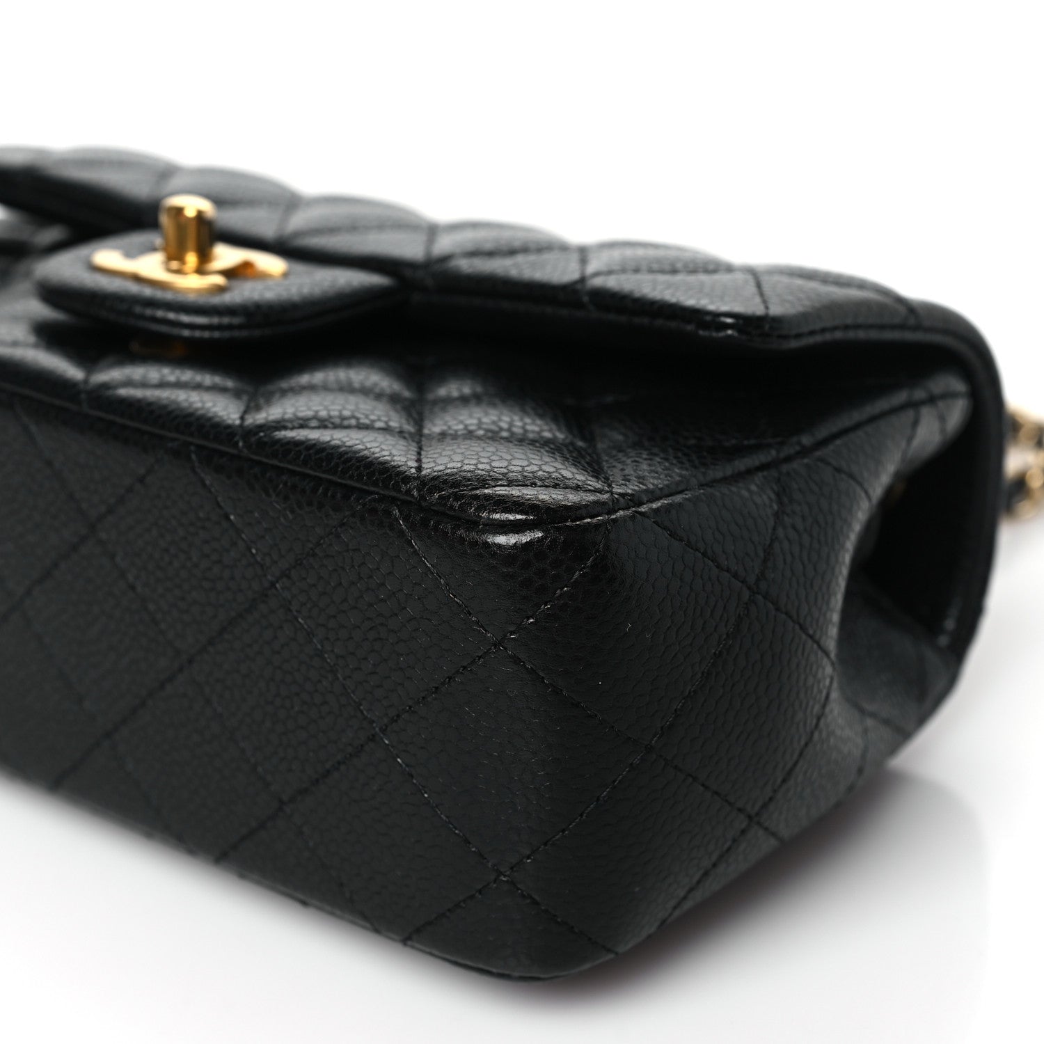Chanel Caviar Quilted Mini Rectangular Flap Black 10 of 11