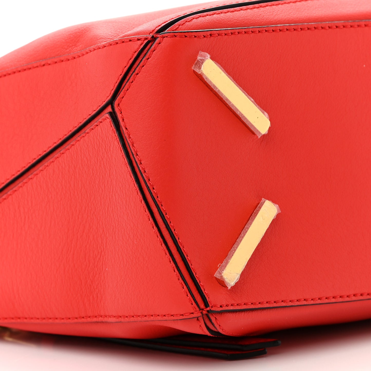 Calfskin Small Puzzle Bag Scarlet