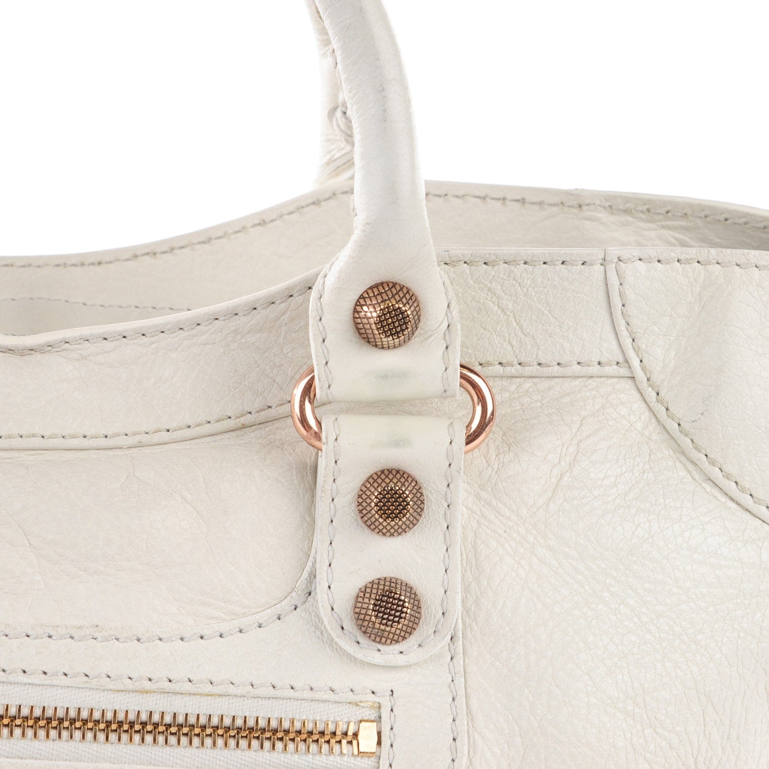 Balenciaga Agneau Giant 12 Rose Gold Hardware City White Light 12 of 14
