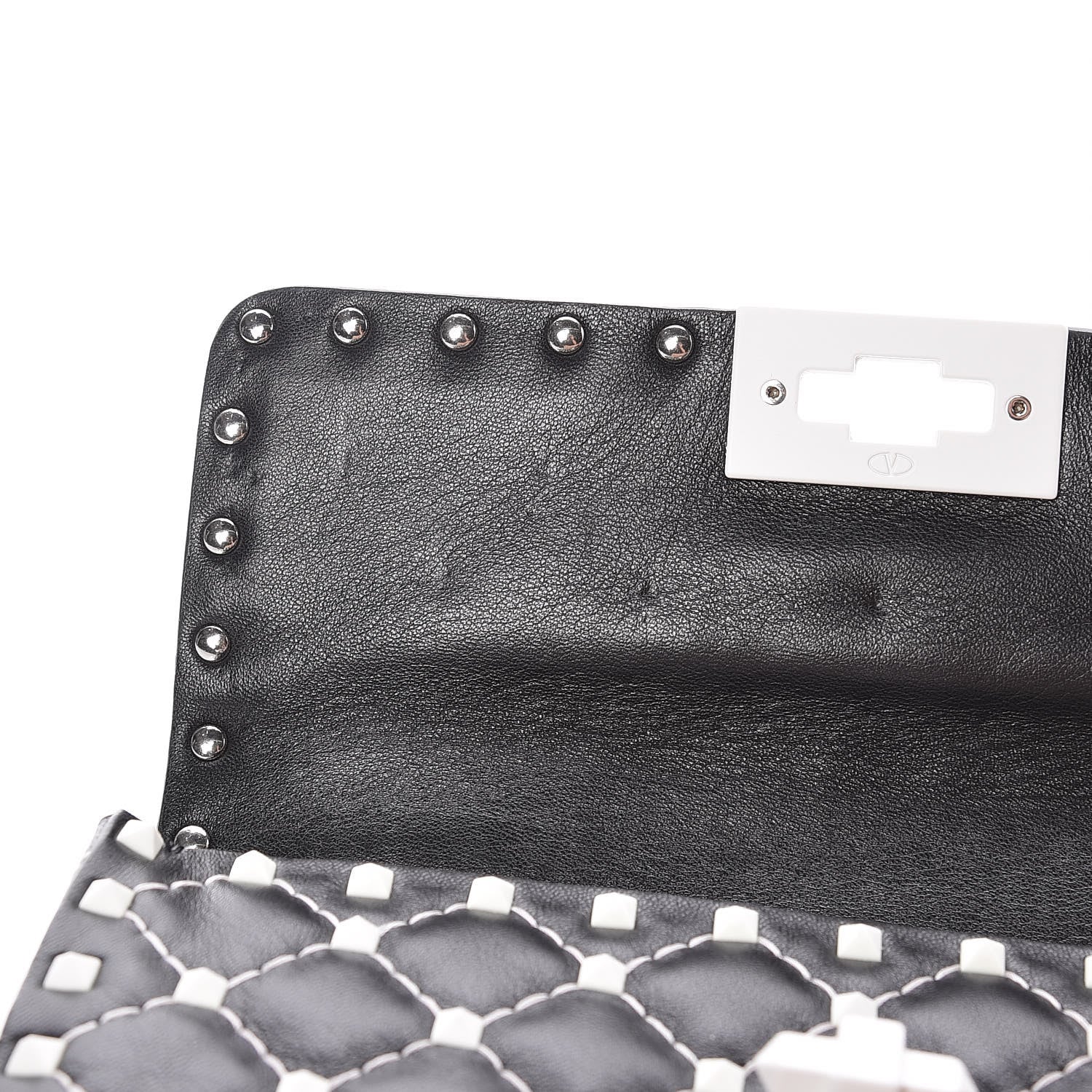 Valentino Garavani Lambskin Small Free Rockstud Spike Shoulder Bag Black 10 of 11