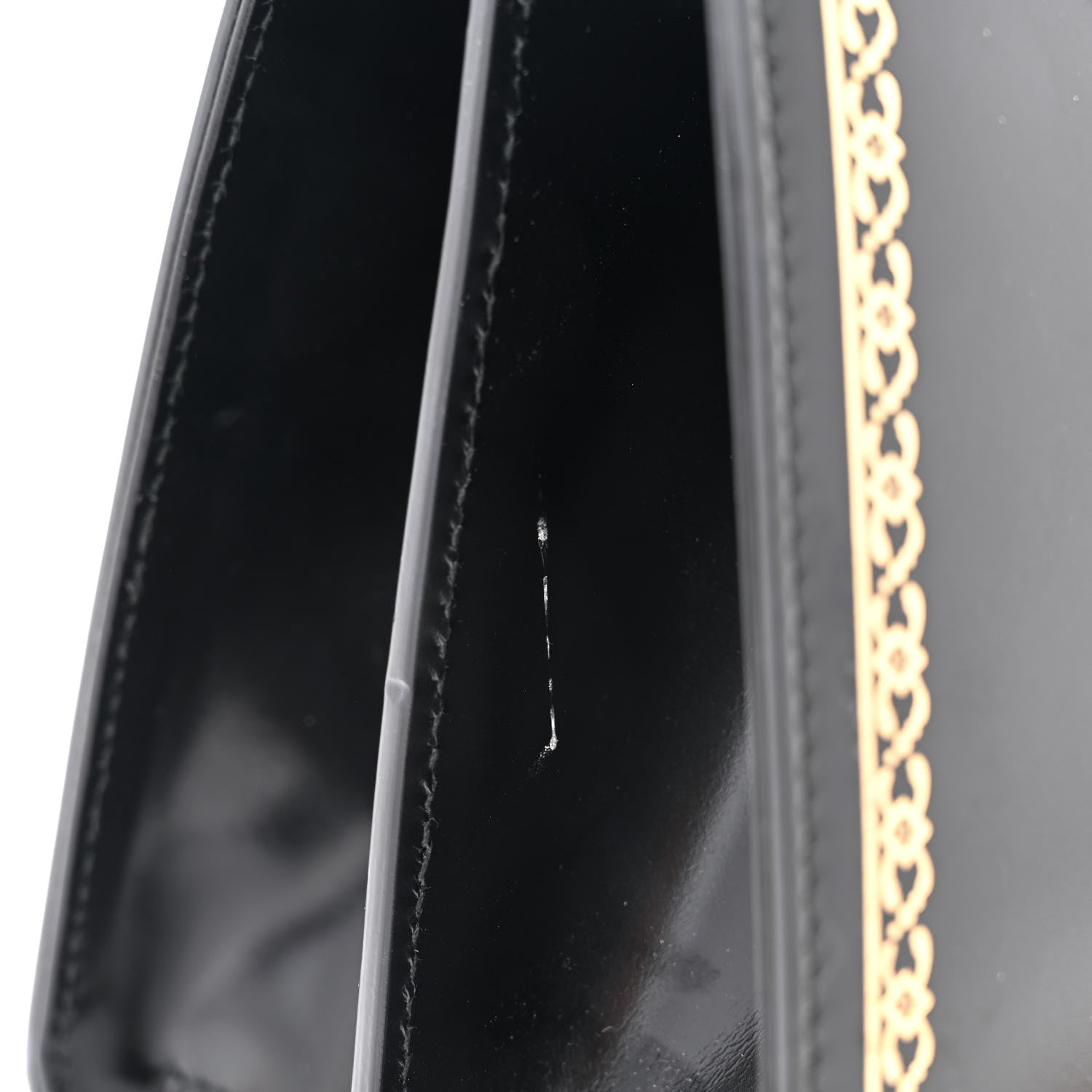 Gucci Calfskin Bamboo Medium Thiara Top Handle Bag Black 11 of 14