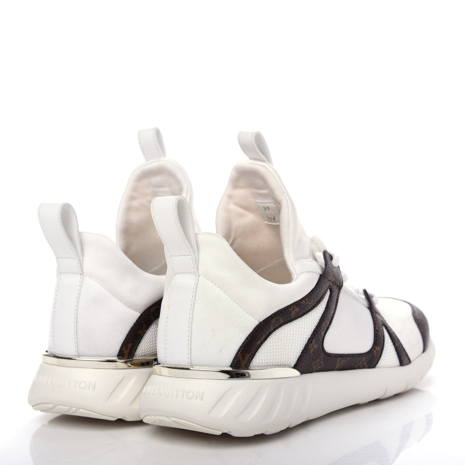 Louis Vuitton Technical Nylon Monogram Rubber Aftergame Sneakers 37 4 of 11