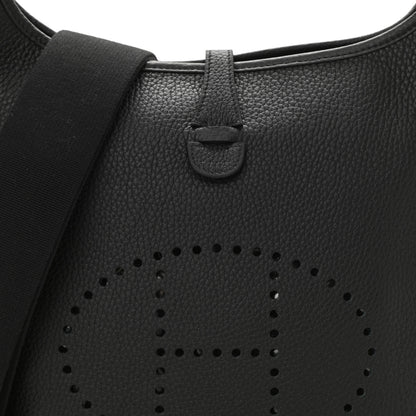 Hermes Taurillon Clemence Evelyne III PM Black 8 of 11
