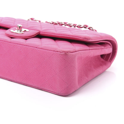 Chanel Iridescent Caviar Quilted Medium Double Flap Pink 7 of 12