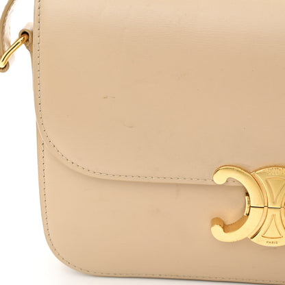 Celine Shiny Calfskin Medium Triomphe Nude 13 of 22