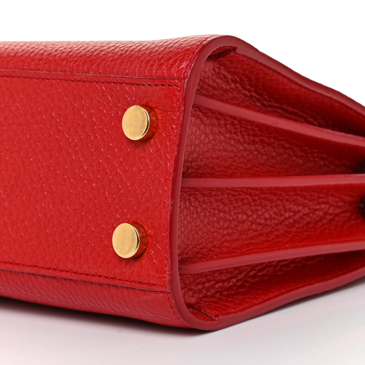 Saint Laurent Calfskin Nano Sac De Jour Lipstick Red 8 of 8