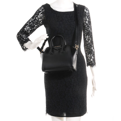 Givenchy Shiny Lord Calfskin Mini Antigona Black 2 of 10