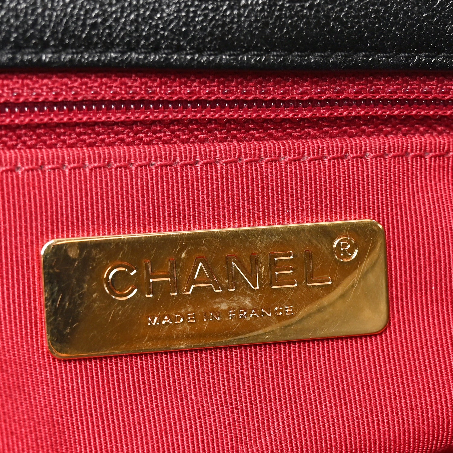 Chanel Goatskin Quilted Large Chanel 19 Flap Black 6 of 10