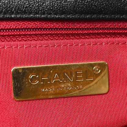 Chanel Goatskin Quilted Large Chanel 19 Flap Black 6 of 10