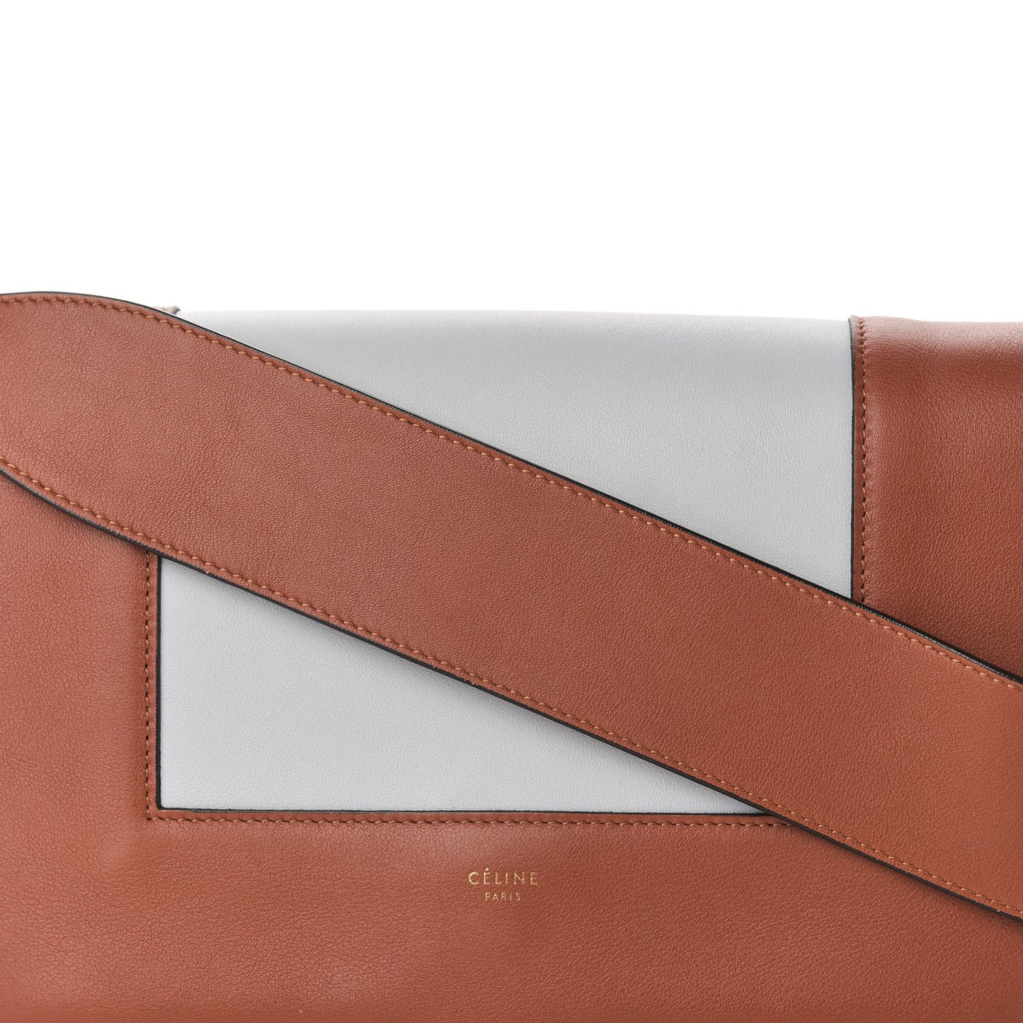 Shiny Smooth Calfskin Medium Frame Shoulder Bag Maple Frost
