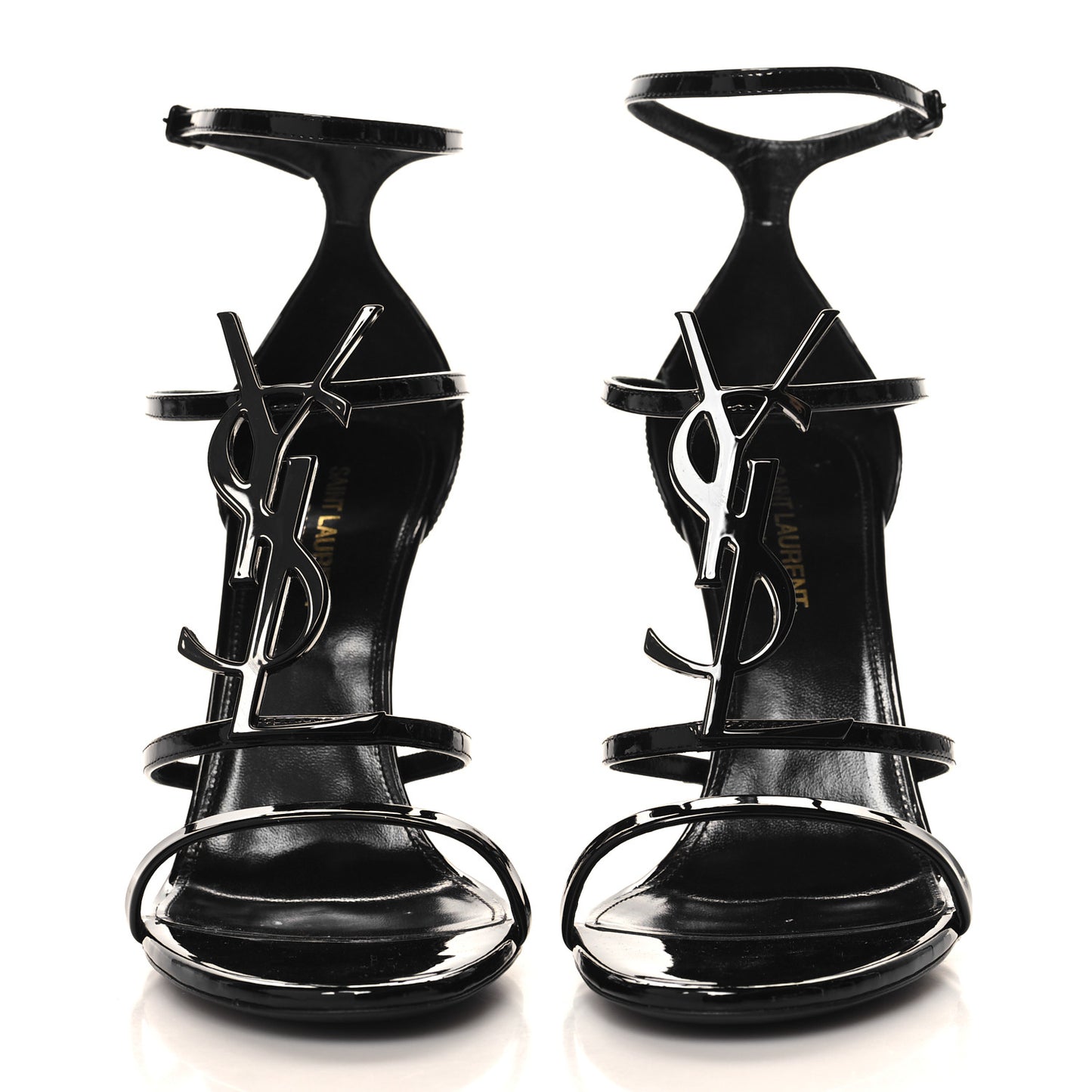 Patent Cassandra 100 Ankle Strap Sandals 39 Black