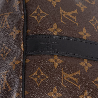 Louis Vuitton Monogram Macassar Keepall Bandouliere 45 7 of 7