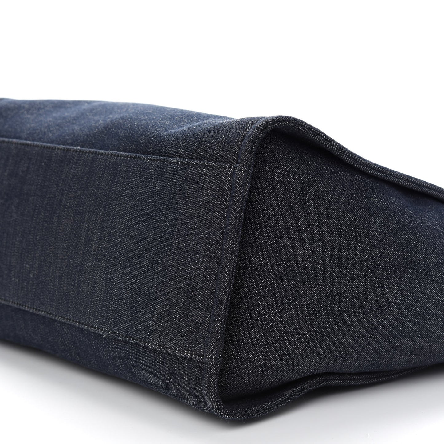 Denim Medium Deauville Tote Dark Blue