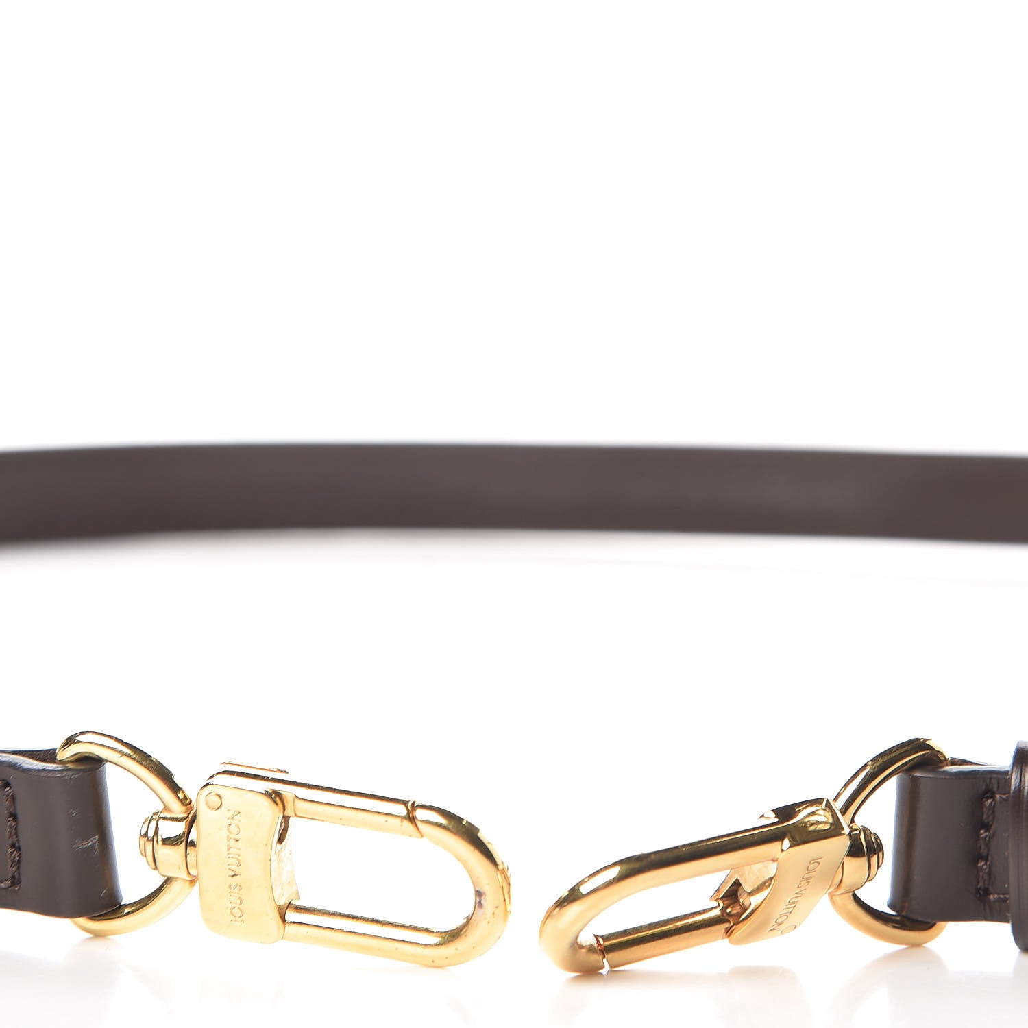 Louis Vuitton Calfskin 16mm Adjustable Shoulder Strap Brown 3 of 3