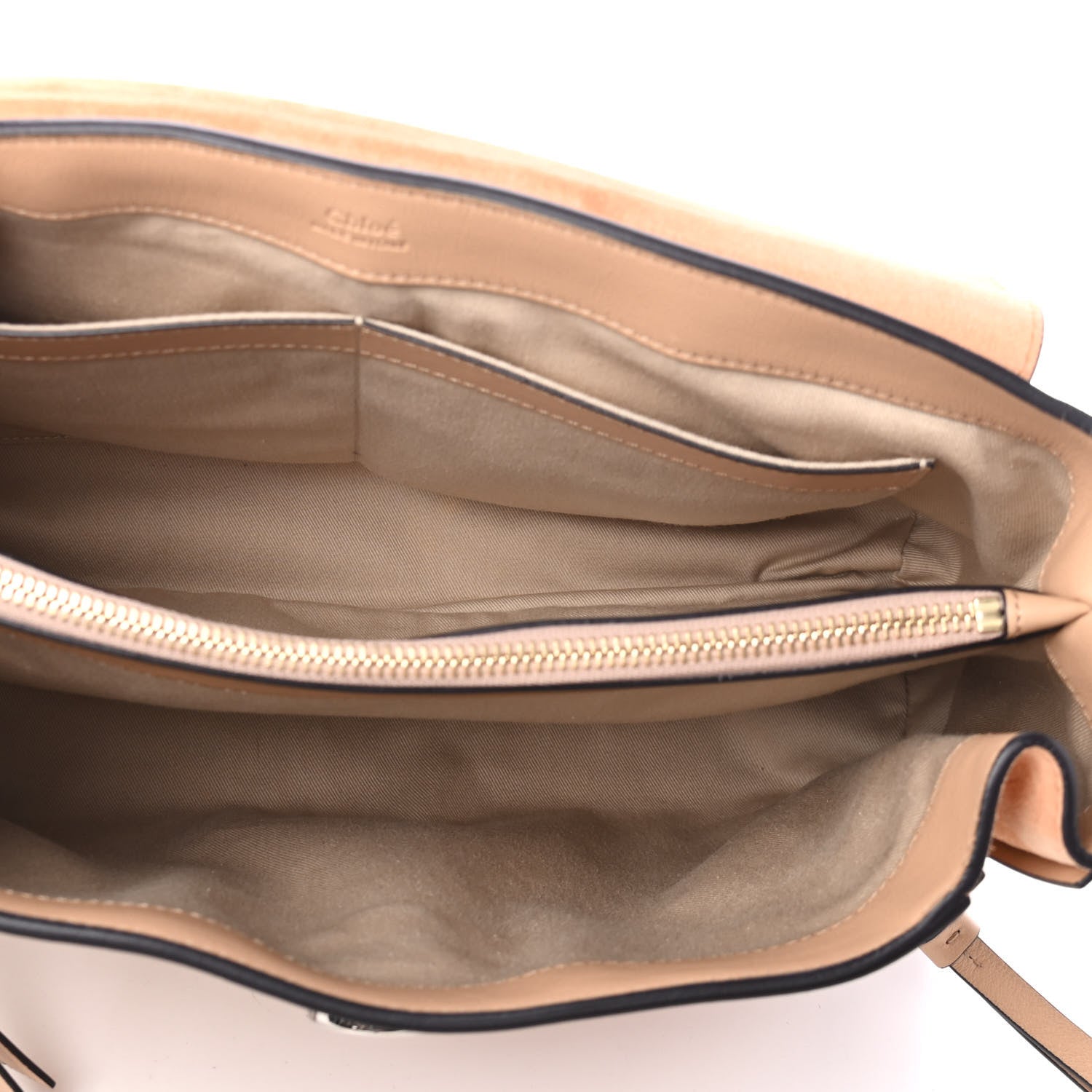 Chloe Calfskin Medium Faye Day Shoulder Bag Blush Nude 4 of 4