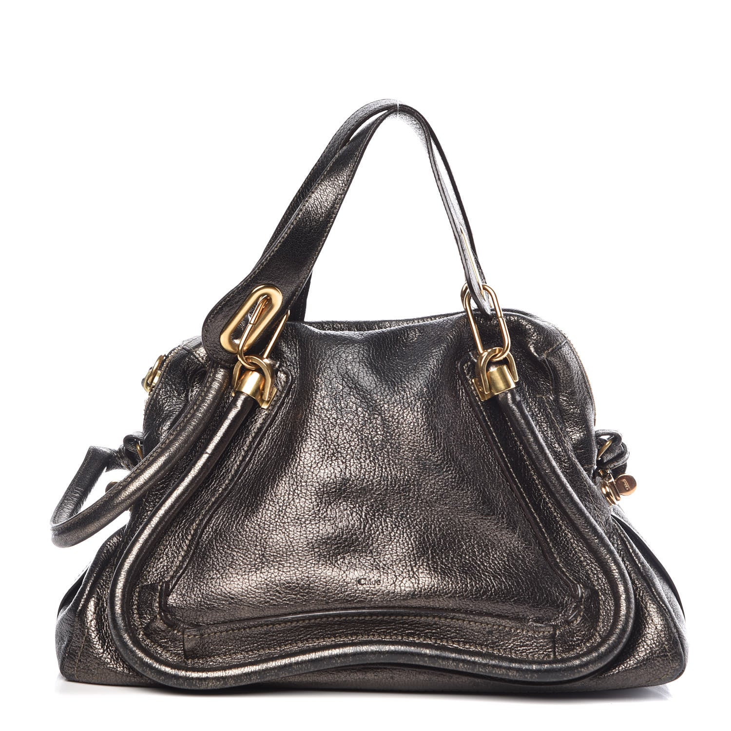 Chloe Metallic Calfskin Medium Paraty Bronze 1 of 16