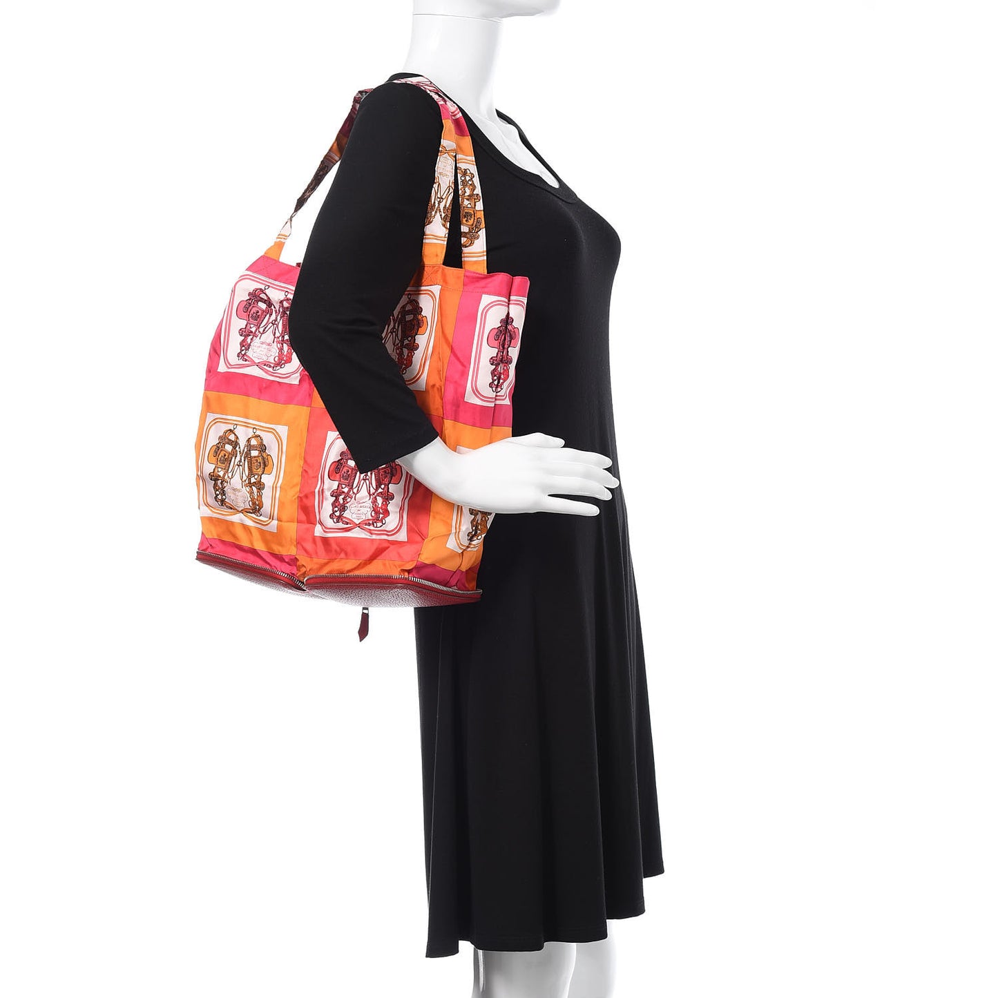 Buffle Brides de Gala Silky Pop Shopper Tote Rouge Garance