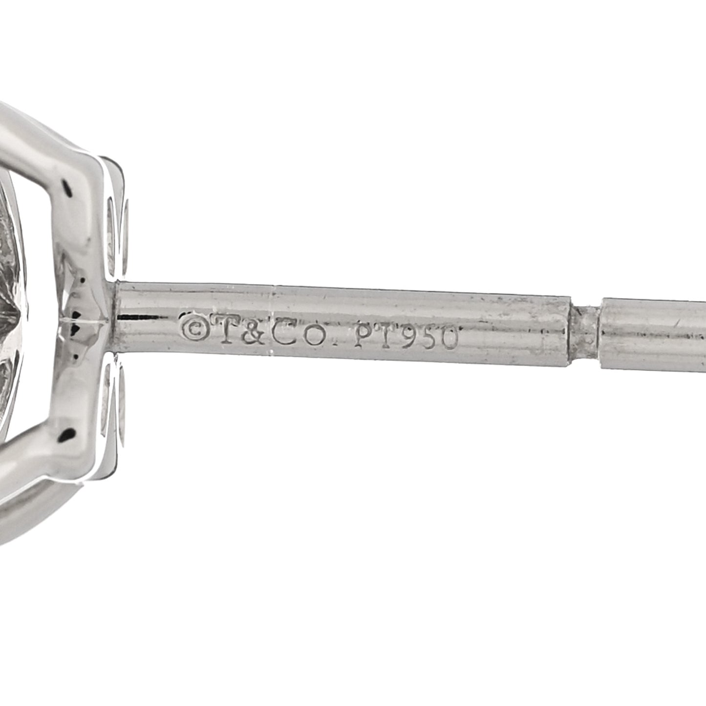 Platinum Diamond .64ct Small Victoria Earrings